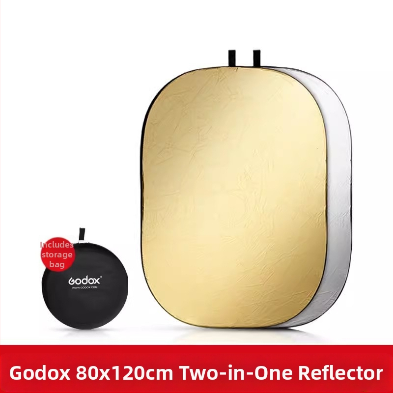 Godox Reflektorius – kompaktiškai sulankstomas apvalus/ovalus šviesos panelis, atspindinti medžiaga, skirtas filmams ir televizijai