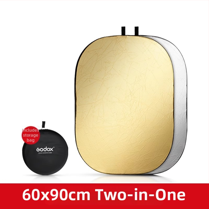 Godox Reflektorius – kompaktiškai sulankstomas apvalus/ovalus šviesos panelis, atspindinti medžiaga, skirtas filmams ir televizijai