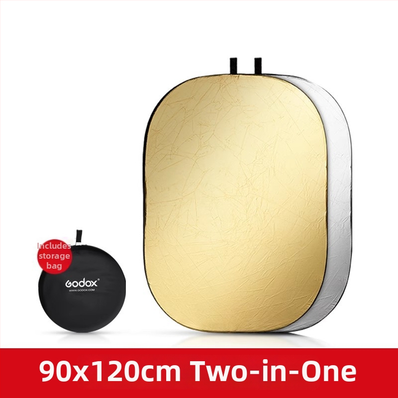 Godox Reflektorius – kompaktiškai sulankstomas apvalus/ovalus šviesos panelis, atspindinti medžiaga, skirtas filmams ir televizijai