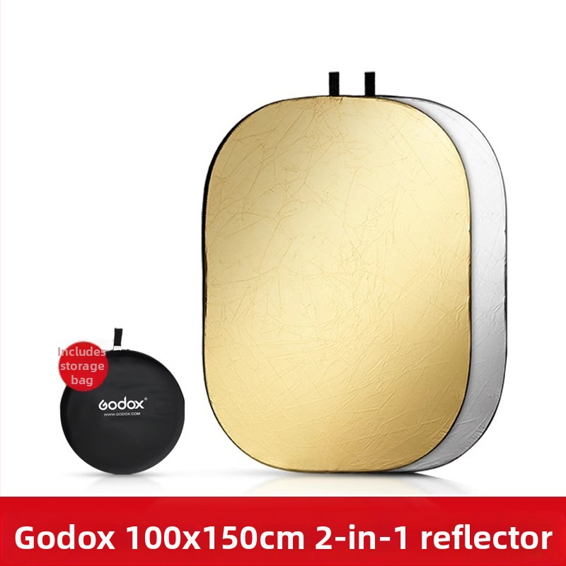Godox Reflektorius – kompaktiškai sulankstomas apvalus/ovalus šviesos panelis, atspindinti medžiaga, skirtas filmams ir televizijai