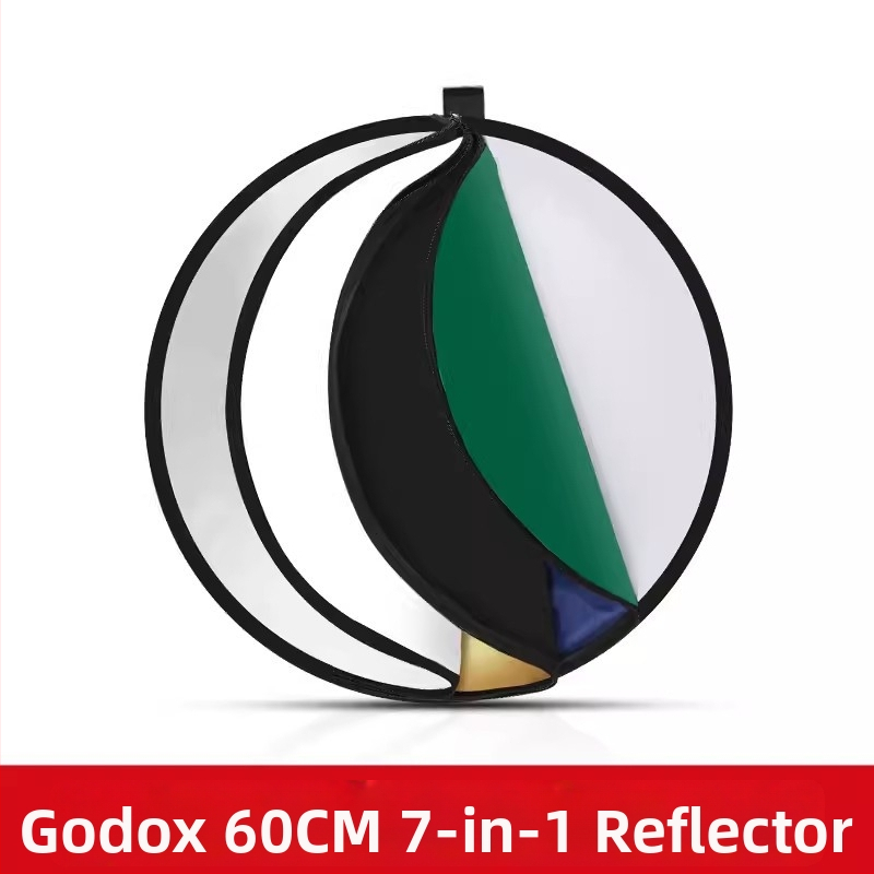 Godox Reflektorius – kompaktiškai sulankstomas apvalus/ovalus šviesos panelis, atspindinti medžiaga, skirtas filmams ir televizijai