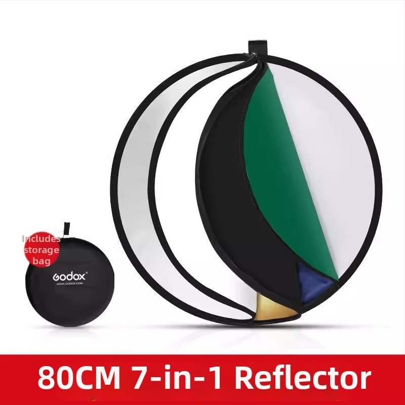 Godox Reflektorius – kompaktiškai sulankstomas apvalus/ovalus šviesos panelis, atspindinti medžiaga, skirtas filmams ir televizijai