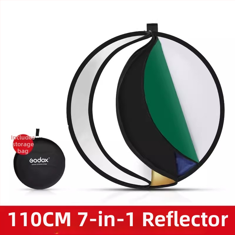 Godox Reflektorius – kompaktiškai sulankstomas apvalus/ovalus šviesos panelis, atspindinti medžiaga, skirtas filmams ir televizijai