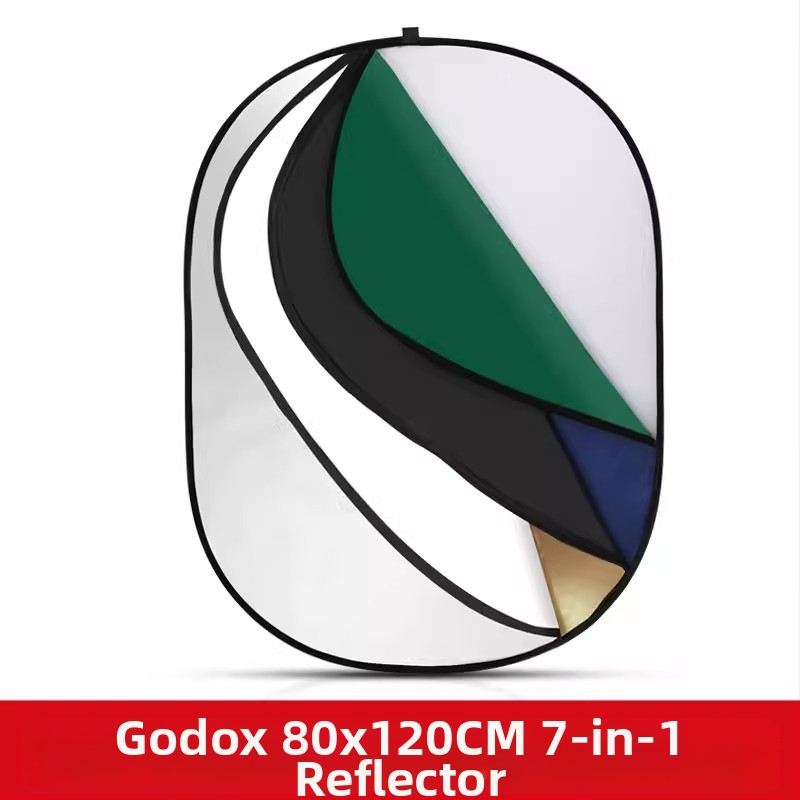 Godox Reflektorius – kompaktiškai sulankstomas apvalus/ovalus šviesos panelis, atspindinti medžiaga, skirtas filmams ir televizijai