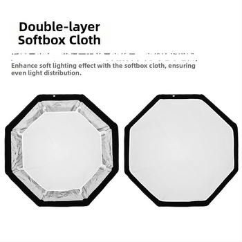 Jiebao K2 Švelnaus Šviesos Dėžė su Oktagonaline Tinkleliu – Greitas Tvirtinimas Studijinei Fotografijai