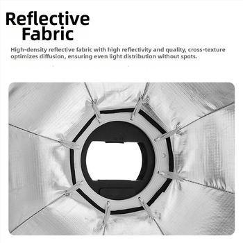 Jiebao K2 Švelnaus Šviesos Dėžė su Oktagonaline Tinkleliu – Greitas Tvirtinimas Studijinei Fotografijai