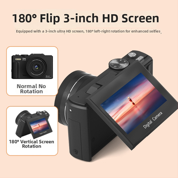 Pradinio lygio bevieidrodė kamera su CCD jutikliu, 18x optinis priartinimas, 3,0 colio pasukamas LCD, 3648×2736 raiška