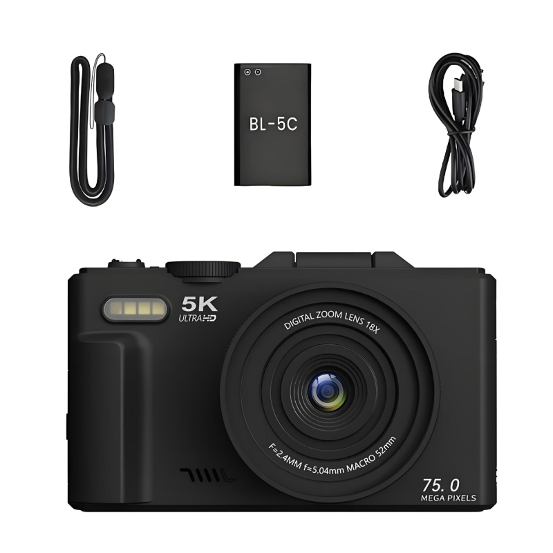 Pradinio lygio bevieidrodė kamera su CCD jutikliu, 18x optinis priartinimas, 3,0 colio pasukamas LCD, 3648×2736 raiška