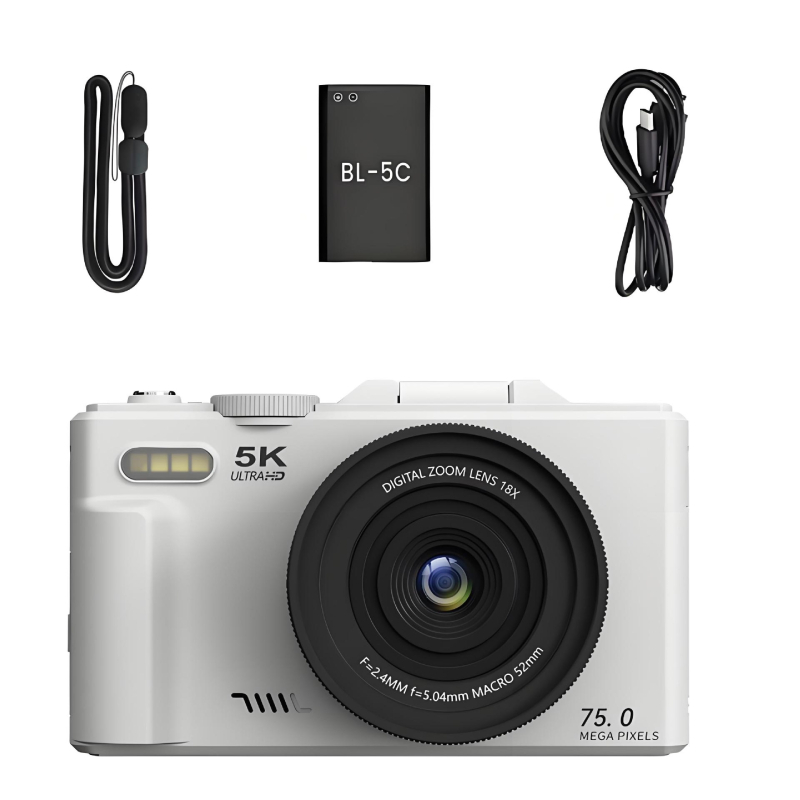 Pradinio lygio bevieidrodė kamera su CCD jutikliu, 18x optinis priartinimas, 3,0 colio pasukamas LCD, 3648×2736 raiška