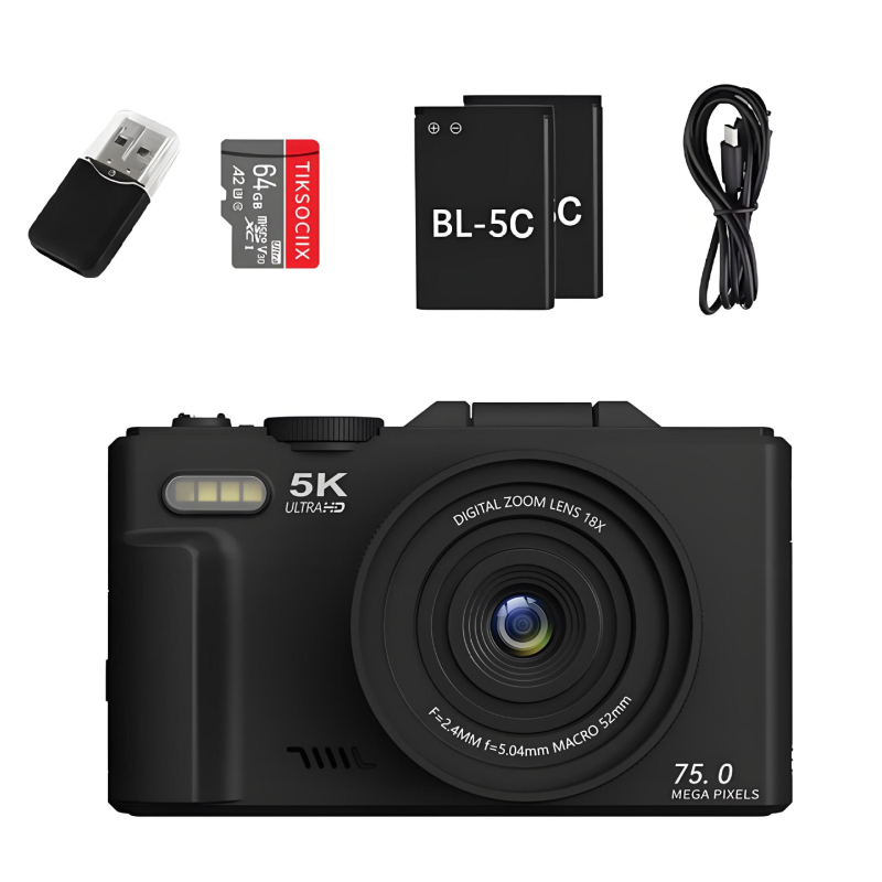 Pradinio lygio bevieidrodė kamera su CCD jutikliu, 18x optinis priartinimas, 3,0 colio pasukamas LCD, 3648×2736 raiška