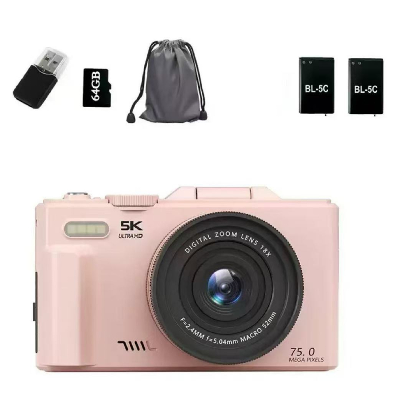 Pradinio lygio bevieidrodė kamera su CCD jutikliu, 18x optinis priartinimas, 3,0 colio pasukamas LCD, 3648×2736 raiška