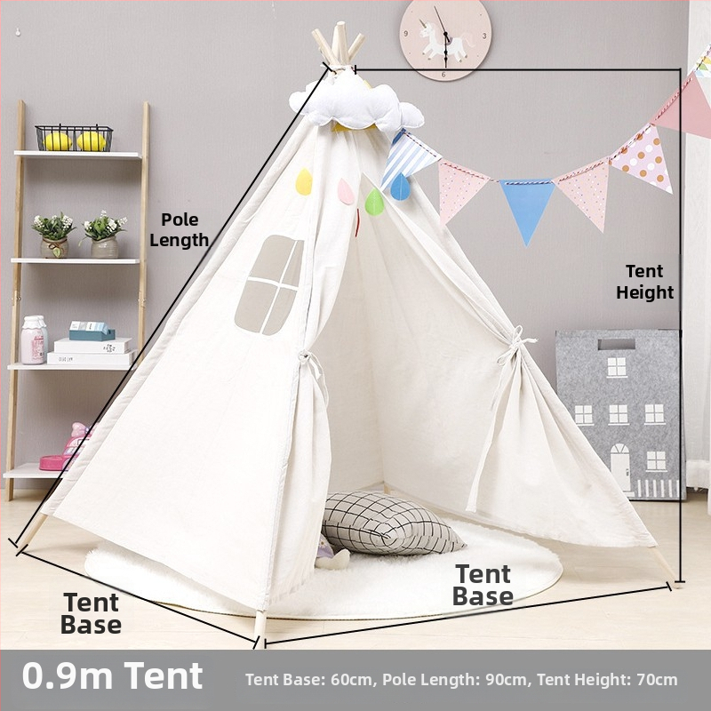 Vienam žmogui skirta sulankstoma stovyklavimo palapinė, trikampio formos; vienos sluoksnio konstrukcija; vidinis audinys ir grindų audinys iš medvilnės ir lino