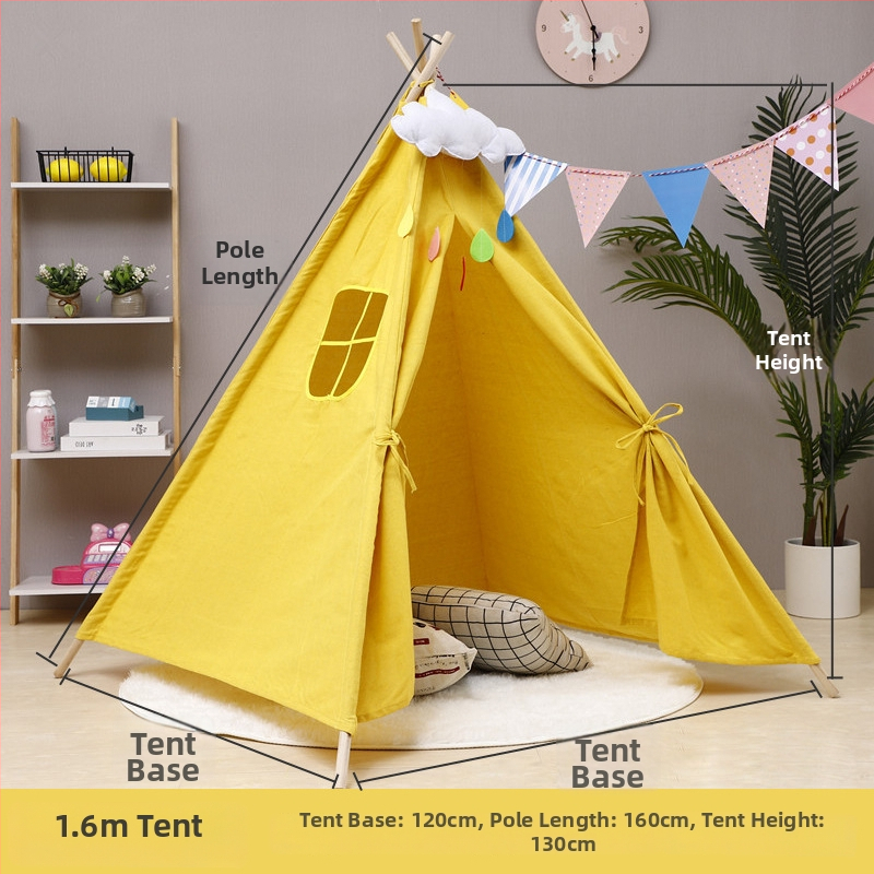 Vienam žmogui skirta sulankstoma stovyklavimo palapinė, trikampio formos; vienos sluoksnio konstrukcija; vidinis audinys ir grindų audinys iš medvilnės ir lino