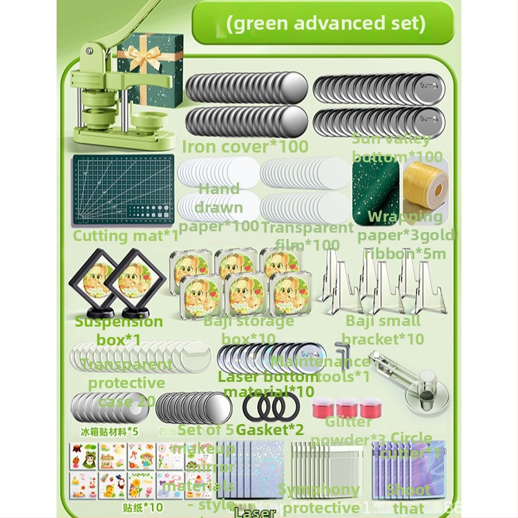 Tinplate значка, ръчно изработена DIY комплект, марка Mingzhuo, за бизнес подаръци