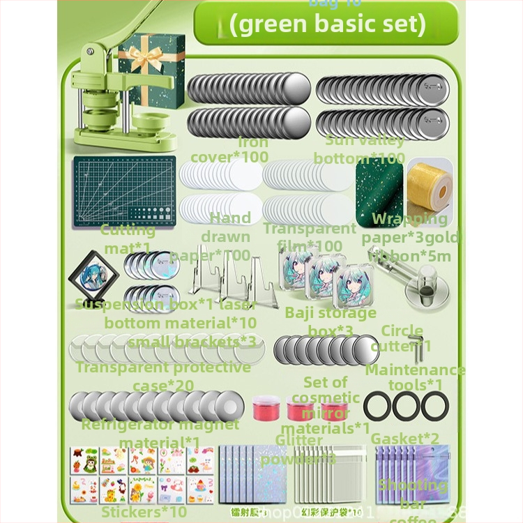 Tinplate значка, ръчно изработена DIY комплект, марка Mingzhuo, за бизнес подаръци