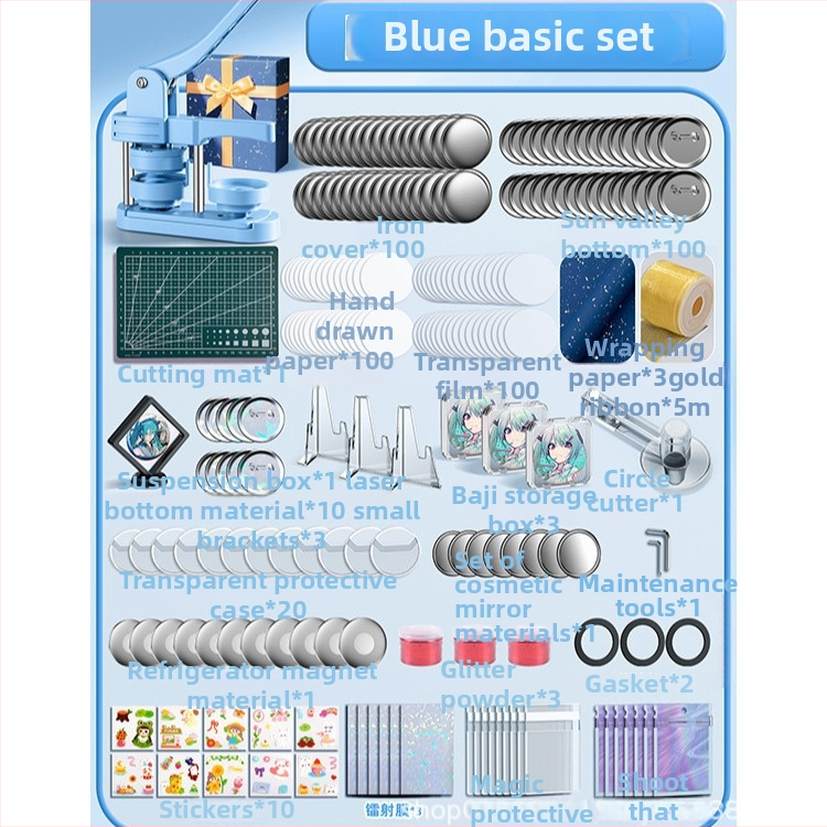 Tinplate значка, ръчно изработена DIY комплект, марка Mingzhuo, за бизнес подаръци