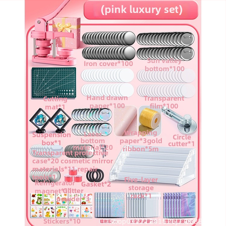 Tinplate значка, ръчно изработена DIY комплект, марка Mingzhuo, за бизнес подаръци