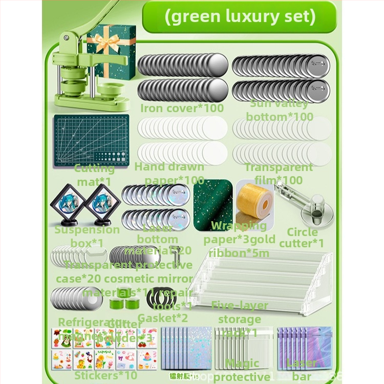 Tinplate значка, ръчно изработена DIY комплект, марка Mingzhuo, за бизнес подаръци