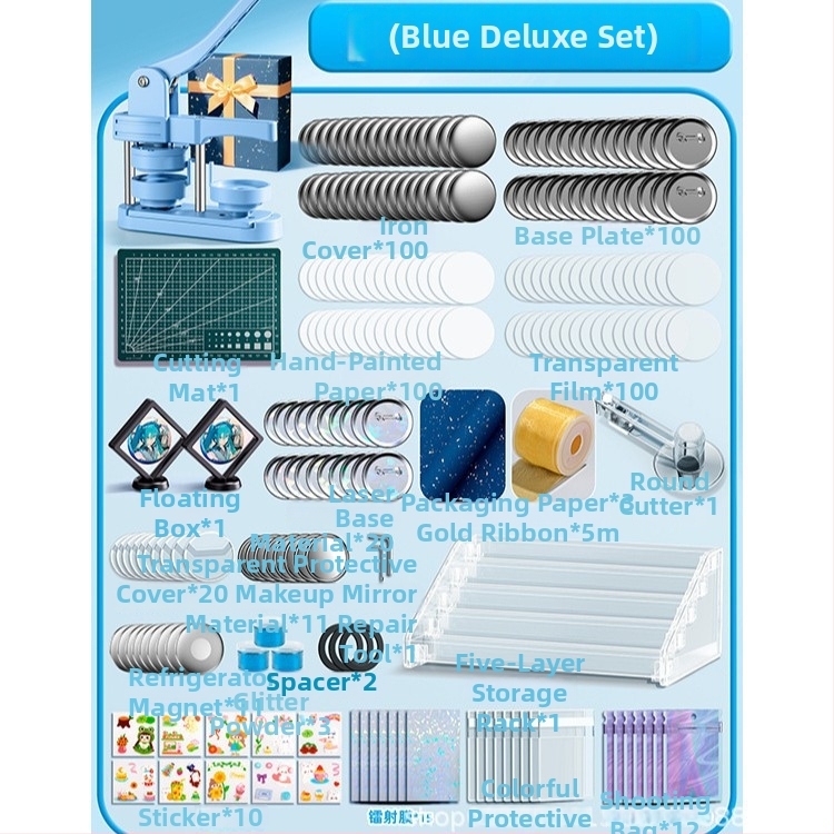 Tinplate значка, ръчно изработена DIY комплект, марка Mingzhuo, за бизнес подаръци