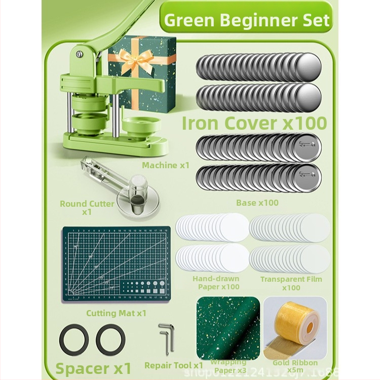 Tinplate значка, ръчно изработена DIY комплект, марка Mingzhuo, за бизнес подаръци