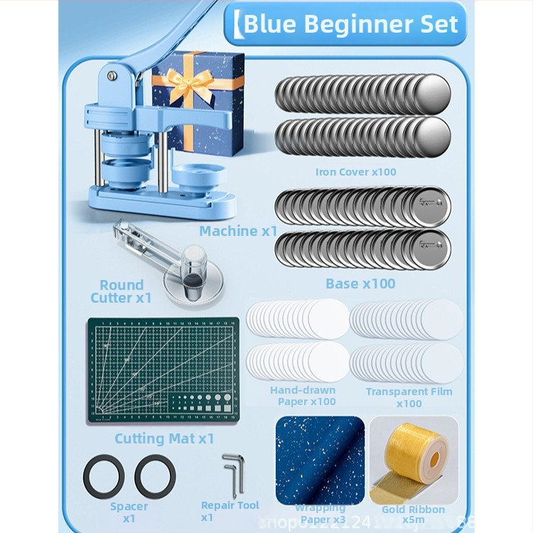 Tinplate значка, ръчно изработена DIY комплект, марка Mingzhuo, за бизнес подаръци