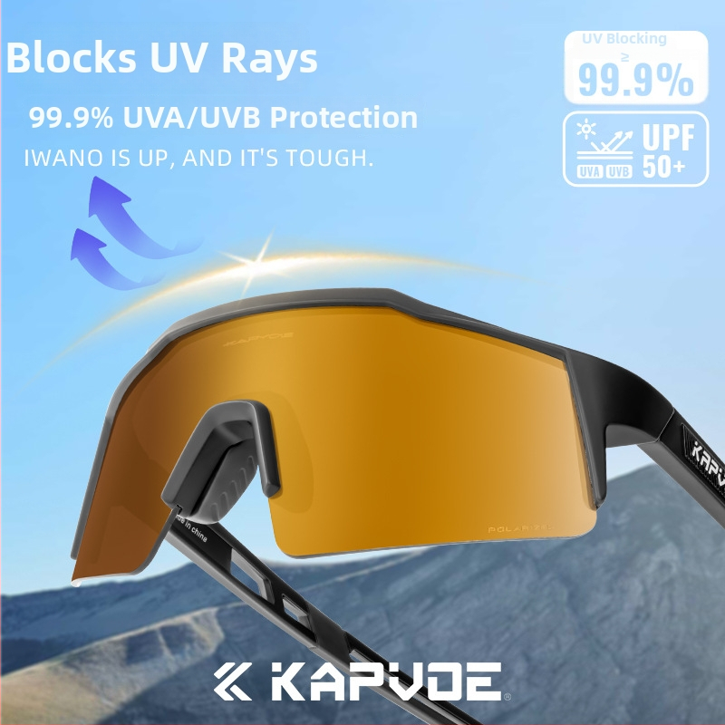 Polarizované cyklistické okuliare s vetroodolným rámom TR90, sada 1 šošovky