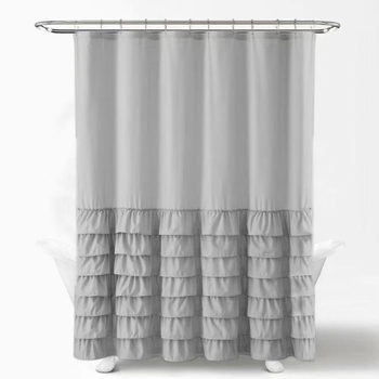 Záves do sprchového kúta s čipkou - polyester - moderný minimalistický štýl - prispôsobiteľný