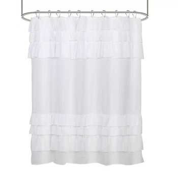 Záves do sprchového kúta s čipkou - polyester - moderný minimalistický štýl - prispôsobiteľný