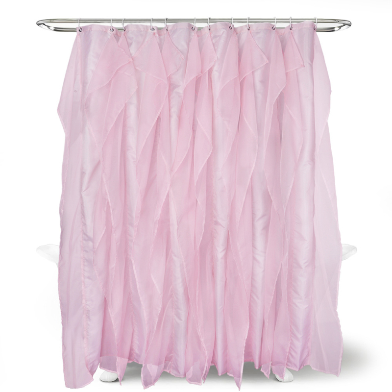 Záves do sprchového kúta s čipkou - polyester - moderný minimalistický štýl - prispôsobiteľný