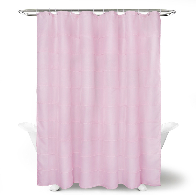 Záves do sprchového kúta s čipkou - polyester - moderný minimalistický štýl - prispôsobiteľný