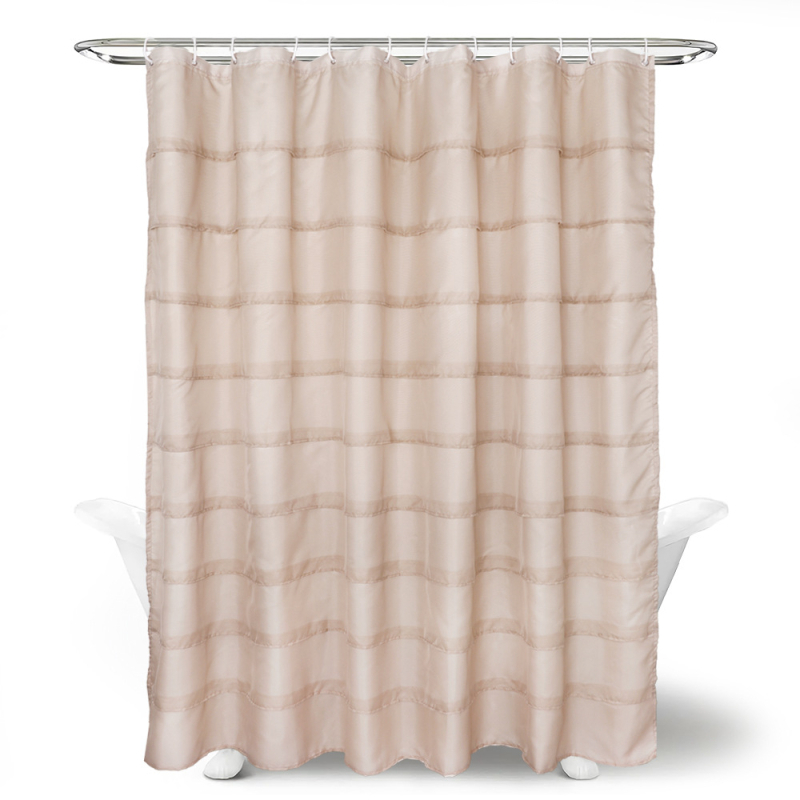 Záves do sprchového kúta s čipkou - polyester - moderný minimalistický štýl - prispôsobiteľný