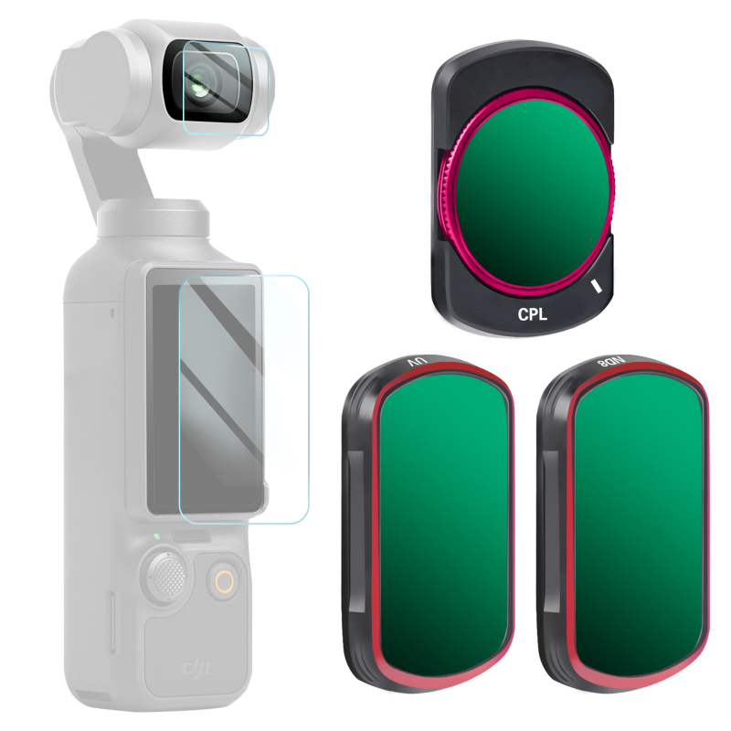 Filtru polarizant Zomei pentru DJI Osmo Pocket 3 – Eliberare magnetică rapidă UV/CPL/ND, Sticlă optică