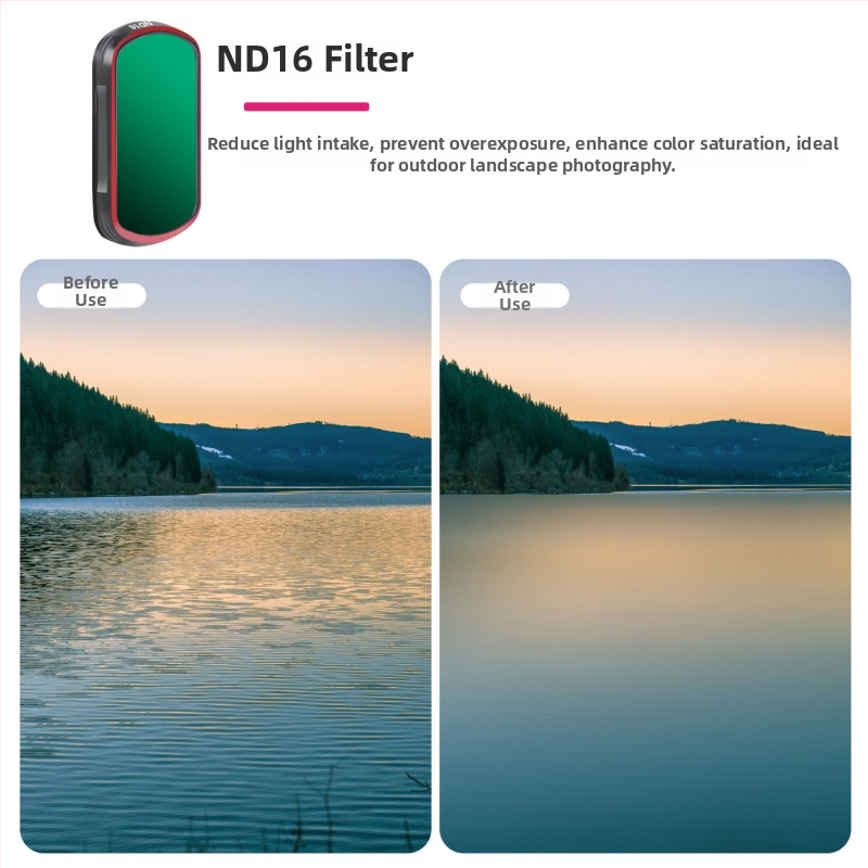 Zomei polarizačný filter pre DJI Osmo Pocket 3 – magnetické rýchle uvoľnenie UV/CPL/ND, optické sklo