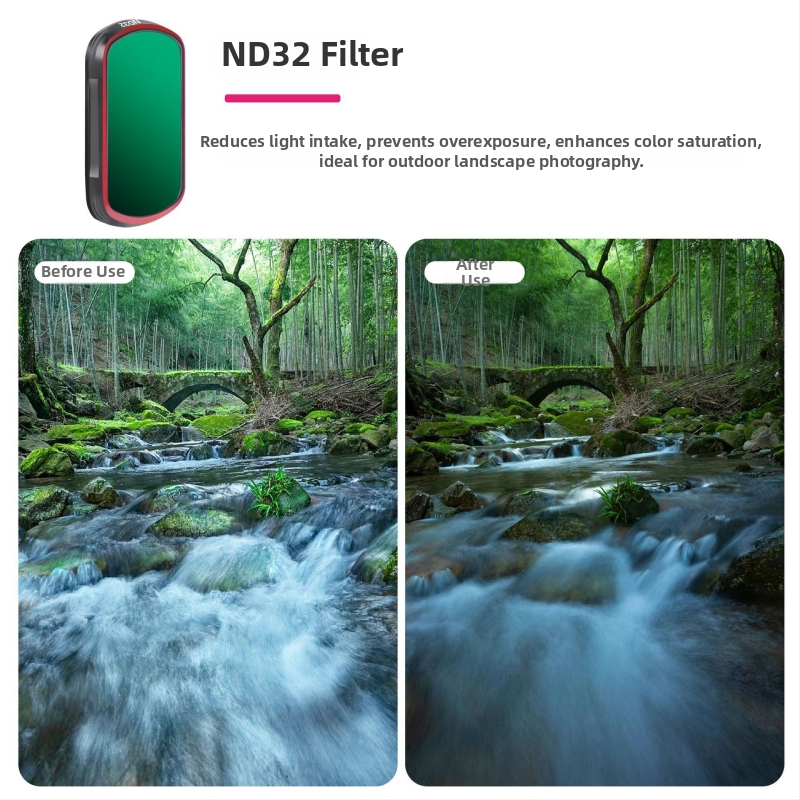 Zomei polarizačný filter pre DJI Osmo Pocket 3 – magnetické rýchle uvoľnenie UV/CPL/ND, optické sklo