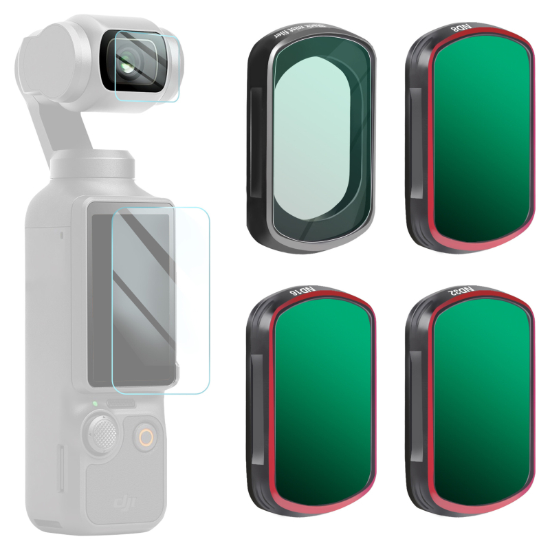 Filtru polarizant Zomei pentru DJI Osmo Pocket 3 – Eliberare magnetică rapidă UV/CPL/ND, Sticlă optică