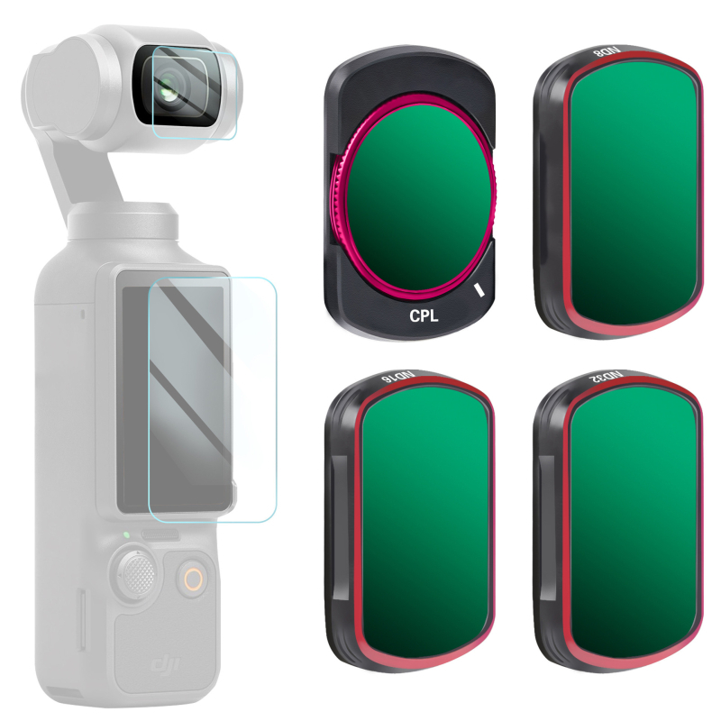 Filtru polarizant Zomei pentru DJI Osmo Pocket 3 – Eliberare magnetică rapidă UV/CPL/ND, Sticlă optică