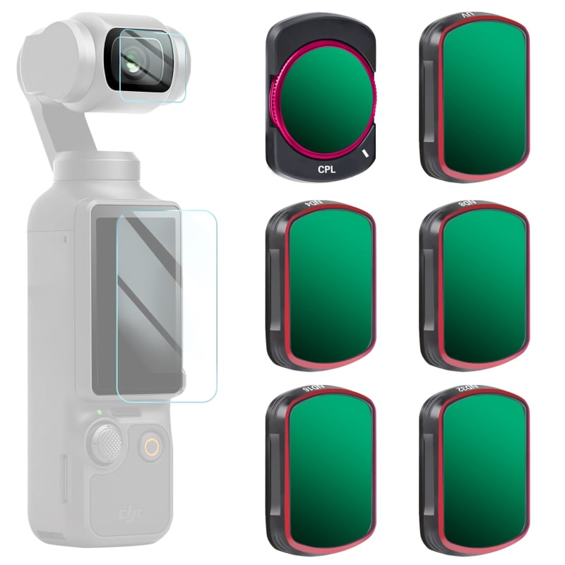 Filtru polarizant Zomei pentru DJI Osmo Pocket 3 – Eliberare magnetică rapidă UV/CPL/ND, Sticlă optică