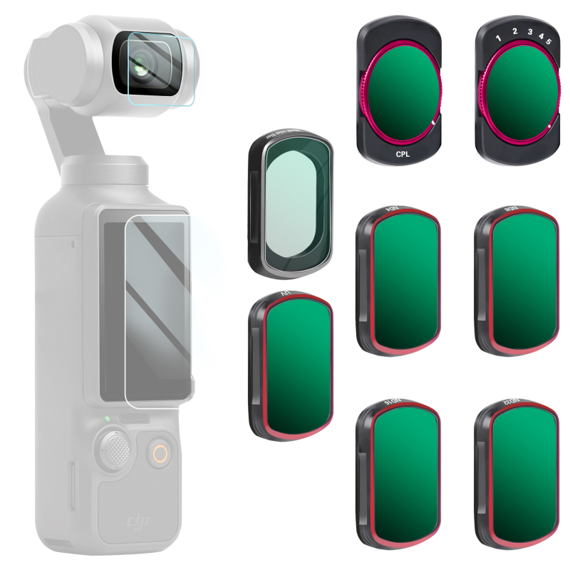 Filtru polarizant Zomei pentru DJI Osmo Pocket 3 – Eliberare magnetică rapidă UV/CPL/ND, Sticlă optică