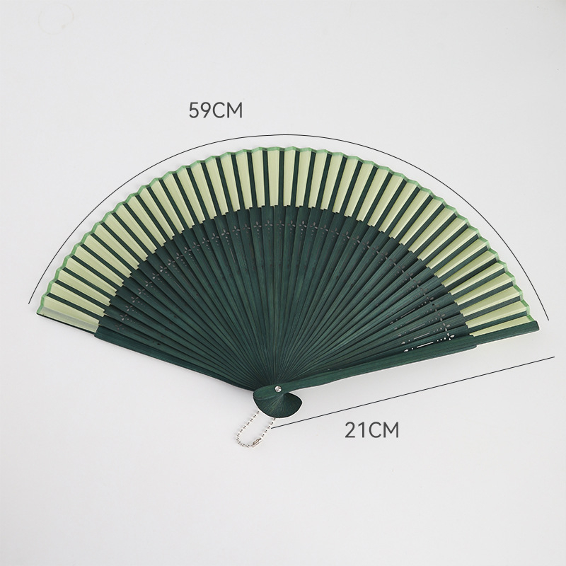 Ķīnas antīkā stila roku vents ar garu rokturi un pušķi, materiāls: audums, zīmols Tane, atsevišķa iepakošana