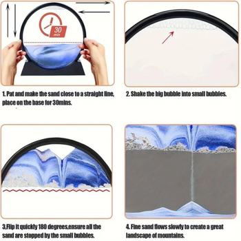 3D δυναμικό γυάλινο μενταγιόν με κίνηση υγρού και σκηνή βαθιάς θάλασσας, χειροποίητο, μοντέρνος μινιμαλισμός, χειροτεχνικό μενταγιόν, με δυνατότητα ιδιωτικής ετικέτας