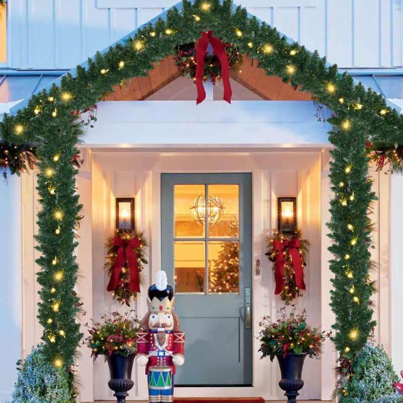 PVC ratanová vianočná dekorácia, ručná výroba, moderný minimalistický štýl, darček na Vianoce