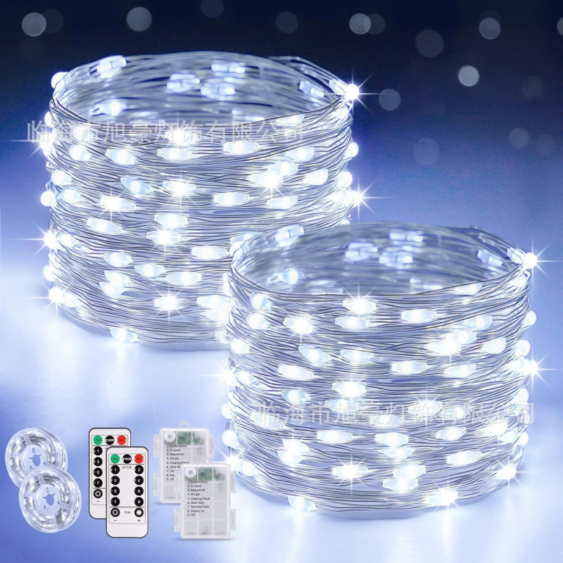 Vodootporno kućište za baterije s bakrenim žicama, USB LED niz za vanjsku dekoraciju i božićno osvjetljenje