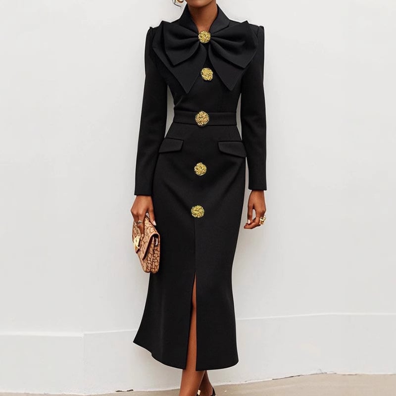 Ingruha álló gallérral, hosszú ujjú, szűk szabás, poliészter anyag, hosszú szoknya