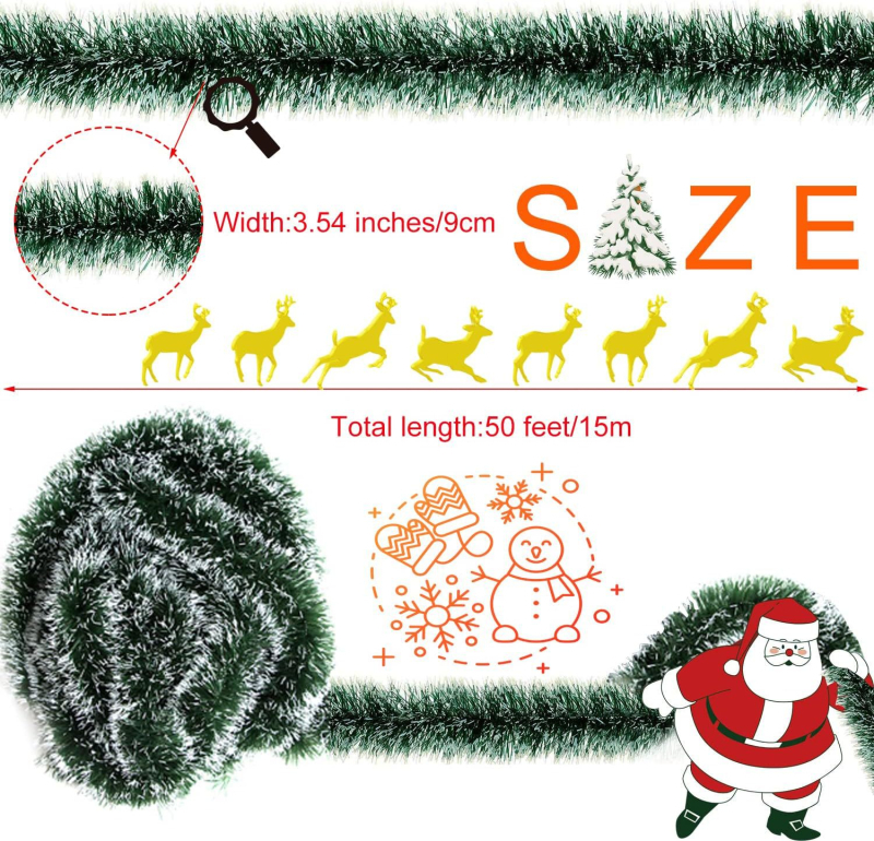 Villane trossilint jõulukorralduseks piirdekaunistuseks, Millerch bränd, Materjal: Muu, Sobiv pühade jaoks