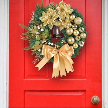 Plastový vianočný veniec, polopracovná a polomechanická výroba, vianočná dekorácia, darček pre priateľa