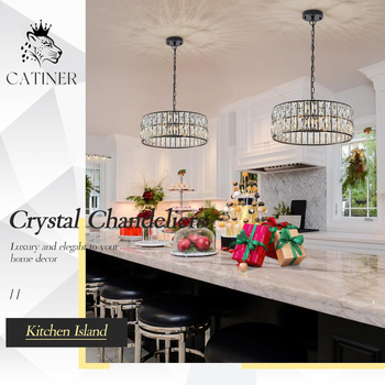 Sklenený luster s moderným minimalistickým dizajnom, krištáľové tienidlo, kovové telo z železa, LED osvetlenie, 110V, nastaviteľná výška, vhodný do obývačky a spálne