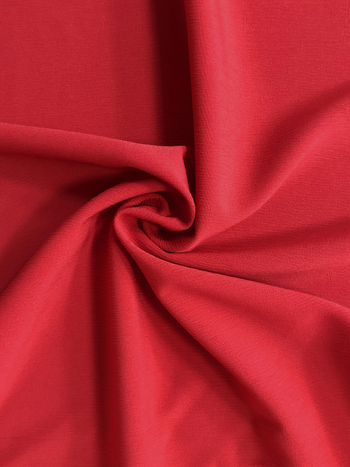 V-nyakú, ujjatlan, megkötős derekú, A-vonalú, hosszú, egyszínű poliészter-spandex ruha