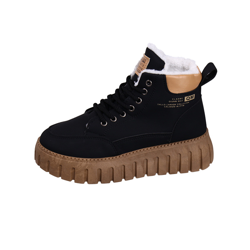 Martin bateliai – priekinis raištis, šilta, guminė padanga, viršus iš sintetinės odos, vidus iš dirbtinio kailio