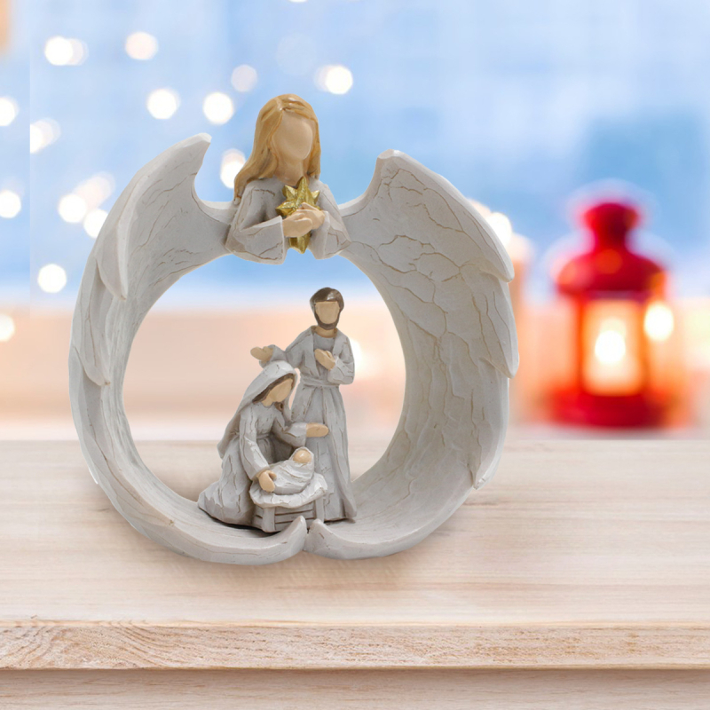 Honggao anđeoska figura od smole – HG24035ARF – američki stil