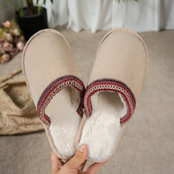 Női casual téli csizma, textil felsőrész, pamut bélés, kendervászon talp, slip-on, készleten